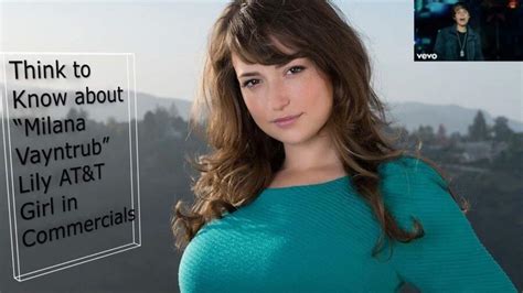 lily milkers|Lily From AT&T / Milana Vayntrub